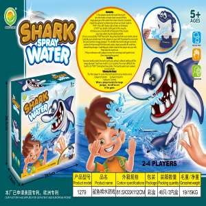 Shark Spray Water Board Game