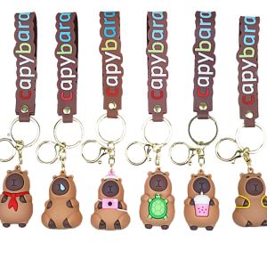 Capybara in Costume Keychain
