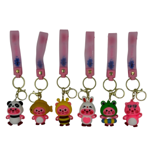 Piggy in Costume Keychain