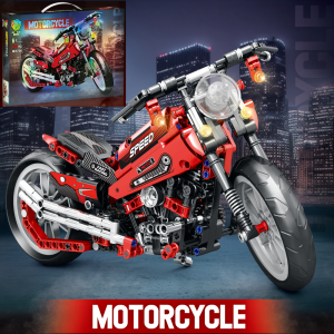 Technique Building Blocks Motorcycle Harley 470pcs per model
