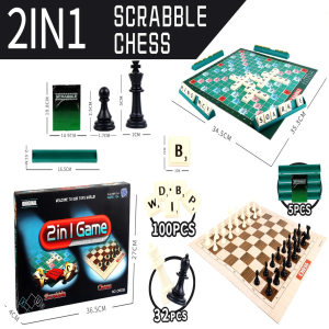 Scrabble Chess 2in1 Game