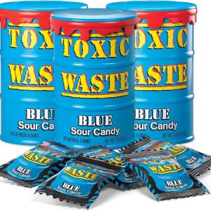 Toxic Waste Blue Sour Candy Drum 42g